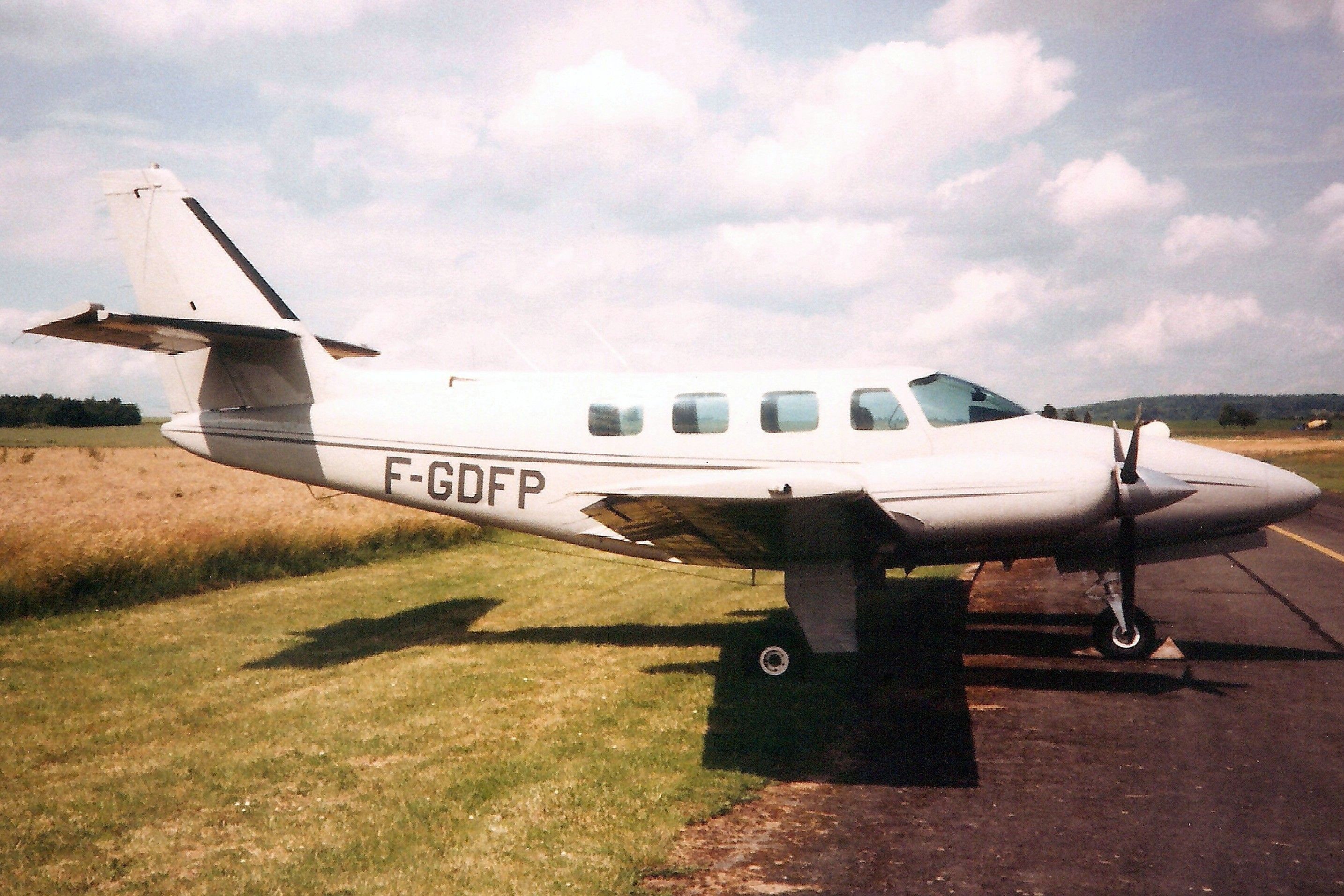 Cessna T303 Crusader (F-GDFP) - Seen here in Jun-91.