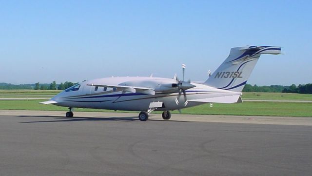 Piaggio P.180 Avanti (N131SL) - Parking on ramp 8/24/09