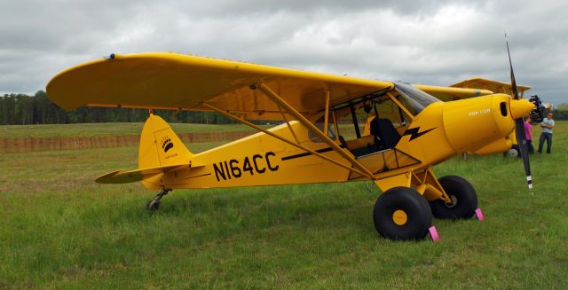 Piper Cherokee (N164CC) - MILLVILLE, NEW JERSEY, USA-MAY 09, 2015: Seen by RF at the airshow on static display was this Cub Crafter Top Cub.