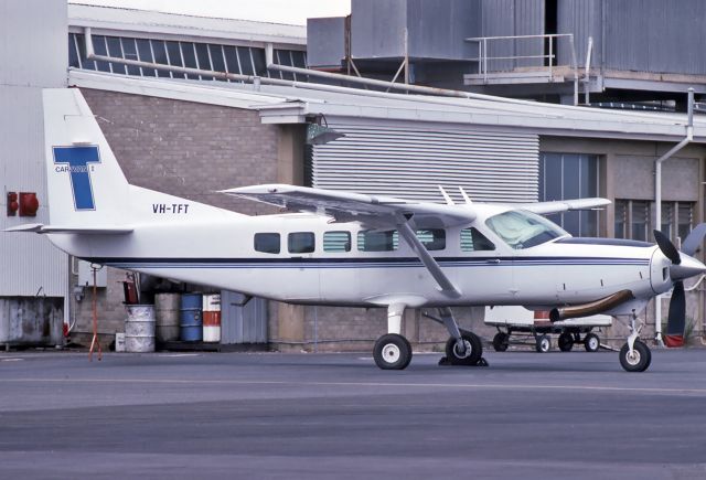Cessna Caravan (VH-TFT) - CESSNA 208B GRAND CARAVAN - REG VH-AGS (CN 208B-0615) - PARAFIELD AIRPORT ADELAIDE SA. AUSTRALIA - YPPF 23/10/1999
