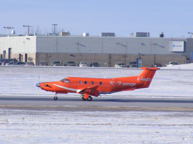Pilatus PC-12 (C-GRXD) - patient transfer plane operated for Ministry of Health Ontario.