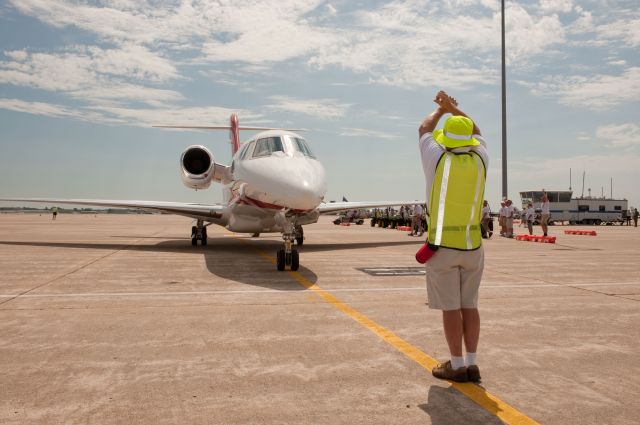 CSOA — - Cessna Special Olympics Airlift 2010 - http://flightaware.com/airlift/ - Airlift and Athletes arriving in Lincoln, Nebrasks on July 17, 2010.  Photos Courtesy Cessna Aircraft Company