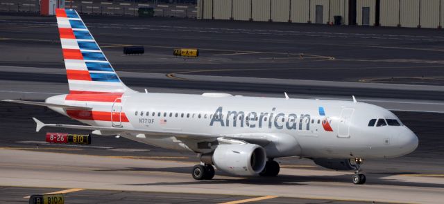 Airbus A319 (N771XF) - Phoenix Sky Harbor International Airport arrival BOI 14OCT19