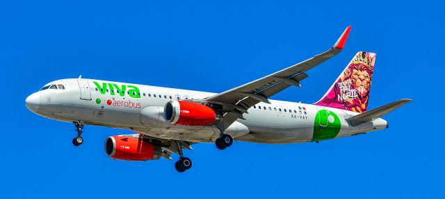 Airbus A320 (XA-VAY) - XA-VAY Airbus A320-232 s/n 8027 - Harry Reid International Airport KLASbr /Photo: TDelCorobr /September 7, 2023