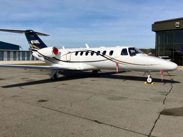 Cessna Citation CJ3 (N74GL) - Dad had his new CJ3 delivered with N74GL painted on the tail.