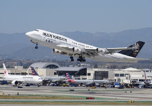 Boeing 747-400 (ABD666) - Ed Force One leaving LAX to Tojyo- Haneda April 17, 2016