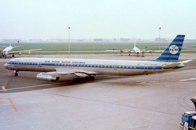 McDonnell Douglas DC-8-60 (PH-DEA) - DC-8-63 in 1968 at Amsterdam