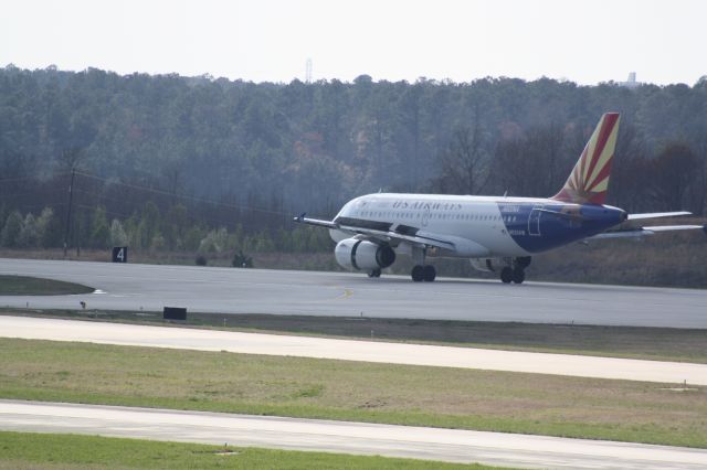 Airbus A319 (N826AW) - N826AW on landing rollout runway 23R