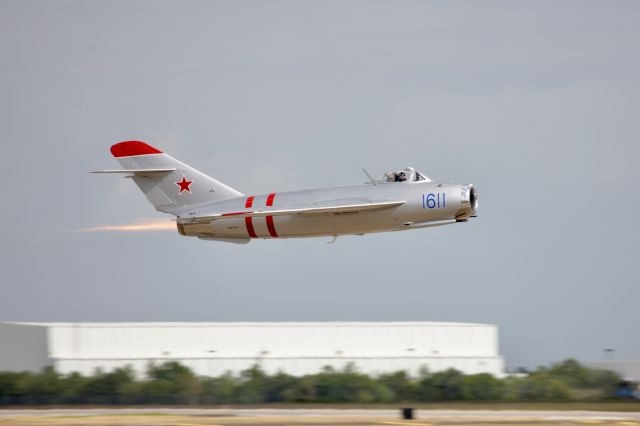 NX217SH — - Wings Over Houston 2017.  MiG-17