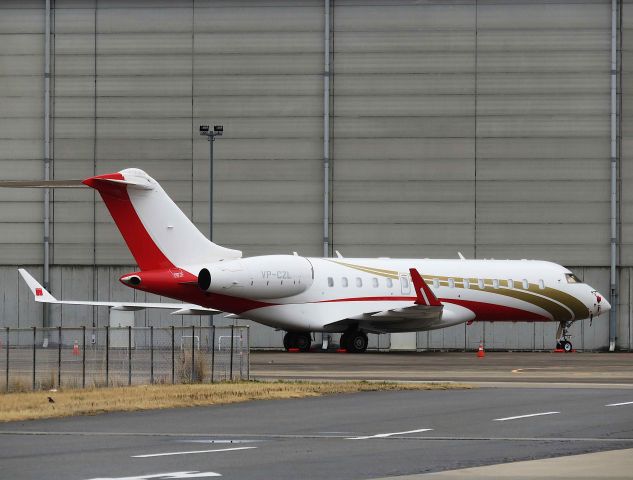 Bombardier Global Express (VP-CZL) - I take a picture on Feb 27, 2017.