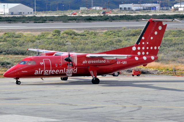 de Havilland Dash 8-200 (OY-GRI) - On the apron