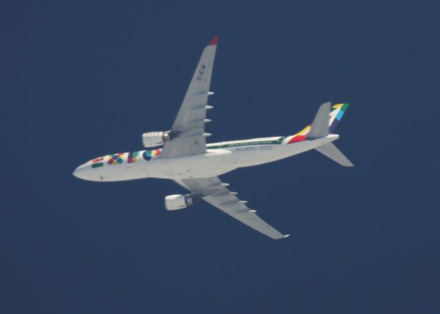 Airbus A330-200 (EI-EJM) - VOL FCO-MIA 34 000ft vertical vendee