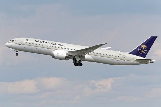 Boeing 787-9 Dreamliner (HZ-ARF) - SVA124 departing to Jeddah