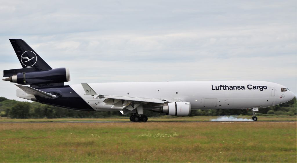 Boeing MD-11 (D-ALCC) - lufthansa cargo md-11f d-alcc landing at shannon 7/7/19.