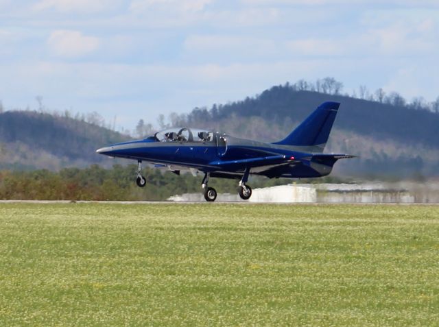 Aero L-39 Albatros (NX139PJ) - An Aero Vodochody L-39 Albatross departing Runway 24 at NE Alabama Regional Airport in Gadsden, AL on March 31, 2017.