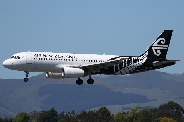 Airbus A320 (ZK-OJA) - on 31 October 2016