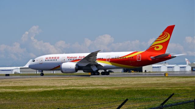 Boeing 787-8 (B-2738) - BOE436 during its takeoff roll on Rwy 34L for a flight test on 6/2/14. (LN:151 / cn 34940).