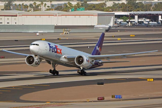 BOEING 777-200LR (N897FD) - Fedex Express Boeing 777-200LR/F N897FD at Phoenix Sky Harbor on June 9, 2018.