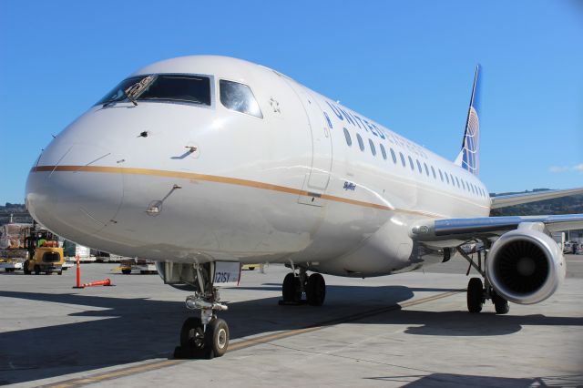 Embraer 175 (N121SY) - Waiting for its next flight.