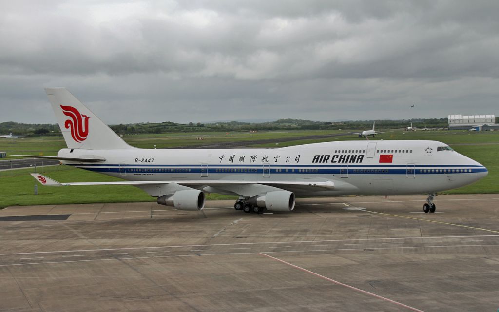 Boeing 747-400 (B-2447) - air china b747-400 b-2447 of chinas premier li keqiang arriving in shannon today 17/5/15.