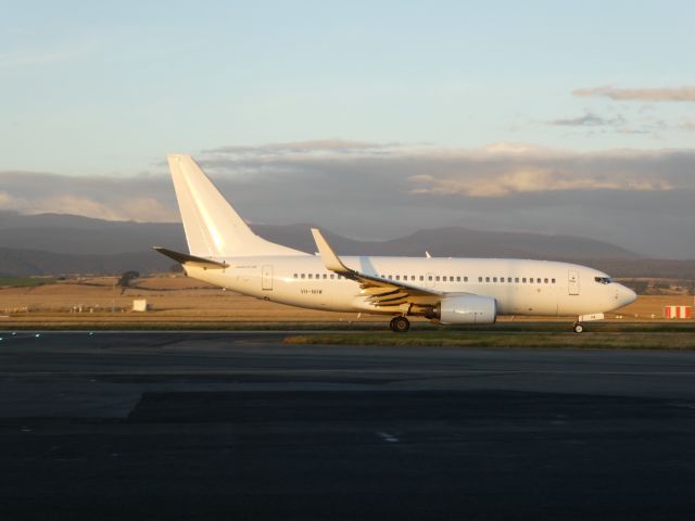 Boeing 737-700 (VH-NHW) - Launceston to Perth flight.