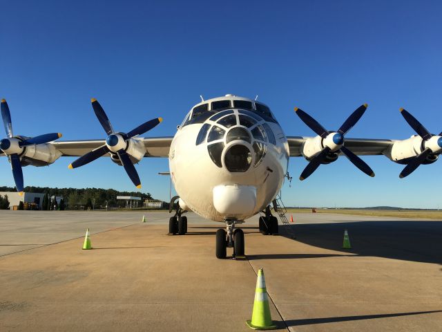 Antonov An-12 (UR-CKM) - Navigator nose section.