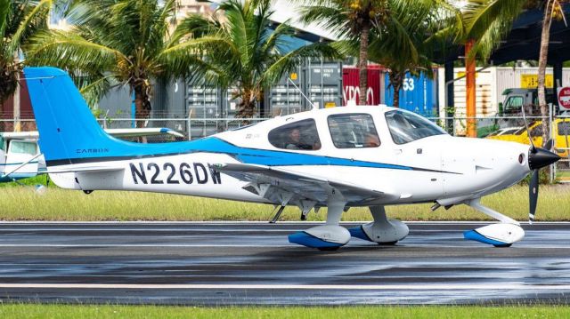 Cirrus SR-22 (N226DW) - New aircraft on data base 