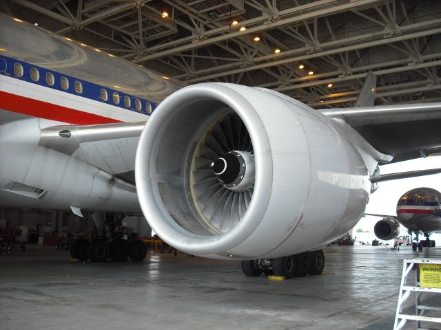 N798AN — - This bird was in for maintenance inside the DFW Hanger