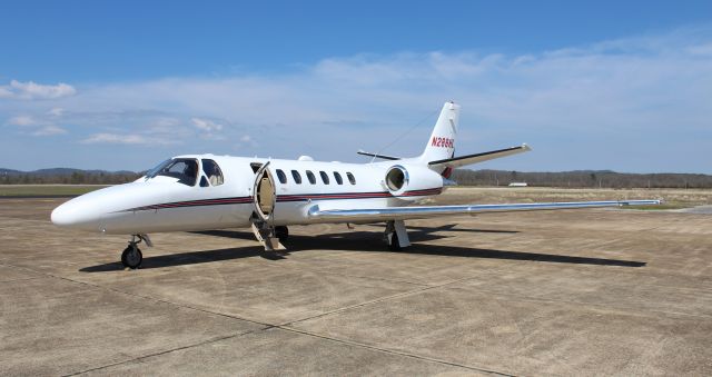 Cessna Citation V (N228HL) - A Cessna C560 Citation Encore on the ramp at NE Alabama Regional Airport, Gadsden, AL - March 20, 2017.