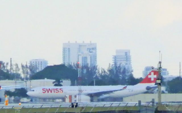 Airbus A330-300 (HB-JHF) - Pushback"From Two Miles away!"