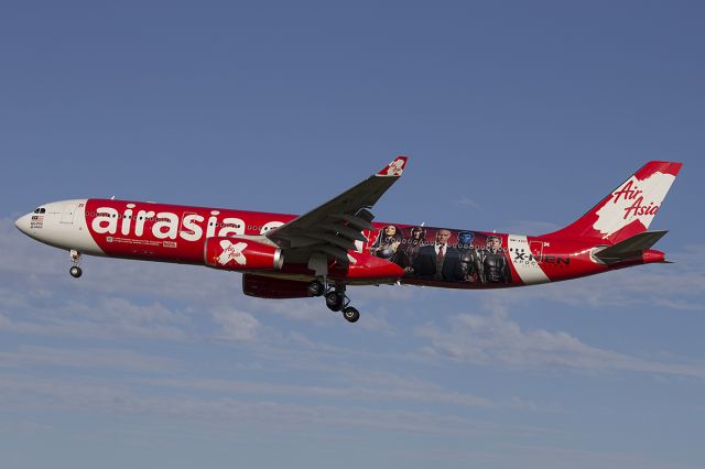 Airbus A330-300 (9M-XXU) - Air Asia X with new X-men Apocalypse decals in Perth, Western Australia