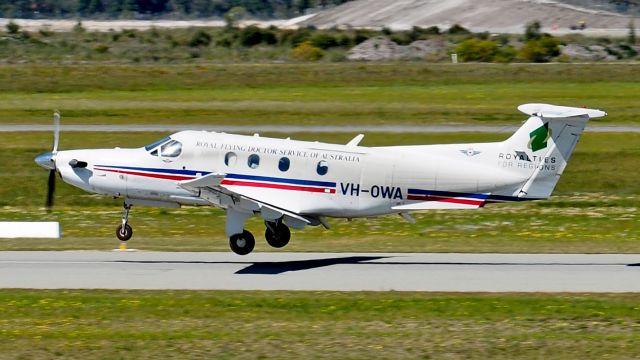 Pilatus PC-12 (VH-OWA) - Pilatus PC-12_47E cn 1115. RFDSWA VH-OWA YPJT 6th September 2019.