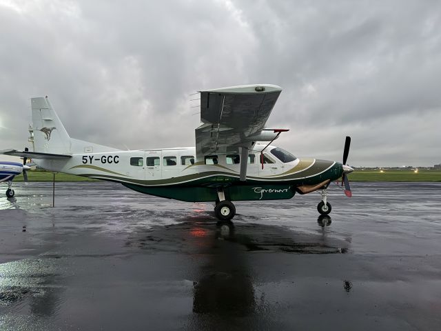 Cessna Caravan (5Y-GCC) - A rainy morning at Nairobi Wilson. 10-APR-2025.