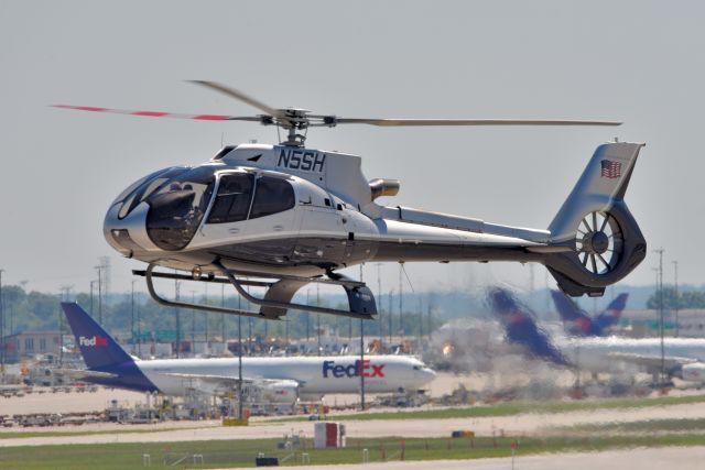 Eurocopter EC-130 (N5SH) - Bringing the jetsetters back to the Signature ramp after the Indianapolis 500 race to jump on their private aircraft. 05-30-21. First shot of this bird on the database.
