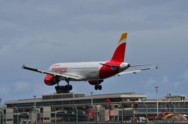 Airbus A320 (EC-JFH) - 8 de Marzo 2016. Santa Cruz de La Palma (SPC)