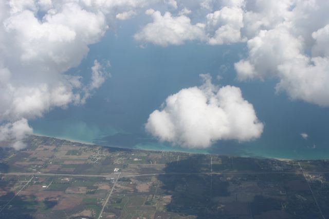 — — - North Chicago Shoreline from the Air