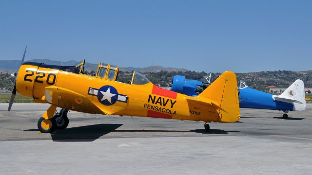 North American T-6 Texan (N21BA) - 1954 SNJ-6 (AT-6F), Camarillo, May 2010