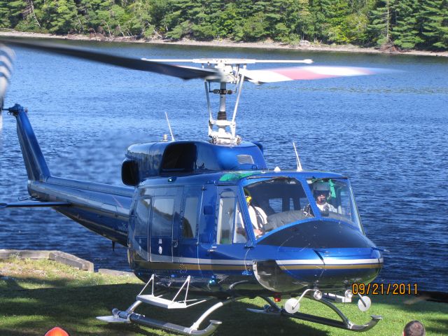 Bell VH-1 (C-GPNS) - On the Landing pad at Mc Gowan Lake NS