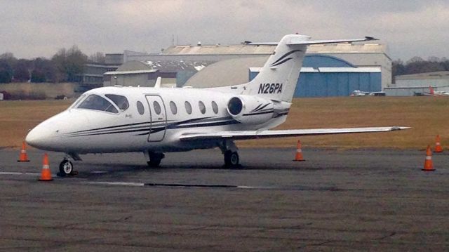 Beechcraft Beechjet (N26PA) - On the ramp in Winston-Salem, NC