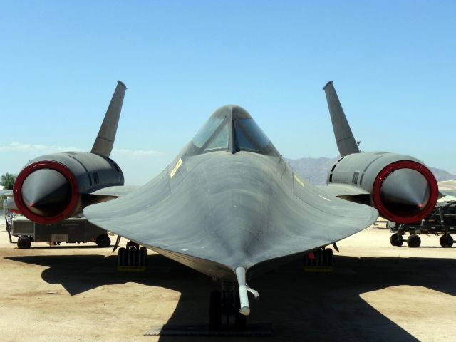 Lockheed Blackbird — - Nose to nose with an SR71