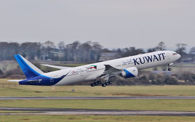 BOEING 777-300 (9K-AOF) - kuwait b777-369er 9k-aof dep shannon for jfk 26/2/18.