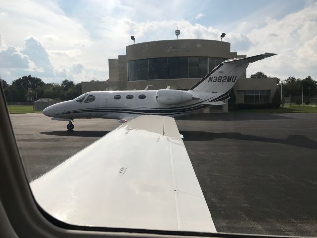 Cessna Citation Mustang (N382MU) - Taken From N302MM in Clarksville TN