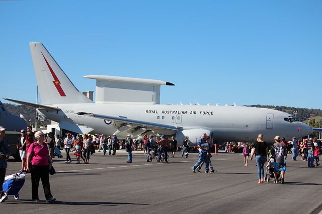 Boeing 737-700 (A30001) - Boeing 737-7ES Wedge Eagle RAAF A30-001, 2 squadron RAAF Pearce (PEA) May 2012