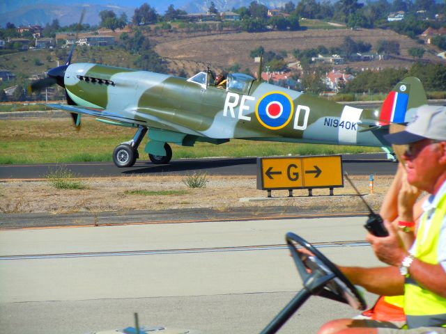 SUPERMARINE Spitfire (N1940K) - Spitfire at Camarillo airshow 8/21/10 (This one manufactured locally from the ground up - not a rebuilt)