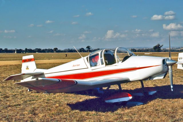 Vans RV-7 (VH-JSP) - JODEL D-11 CUBY - REG : VH-JSP (CN N107) - MANGALORE AIRPORT VIC. AUSTRALIA - YMNG 17/4/1987