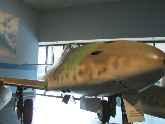 — — - A German Luftwaffe Messerschmitt Me 262A Schwalbe on display at the National Air and Space Museum in Washington DC. (2/16/09)