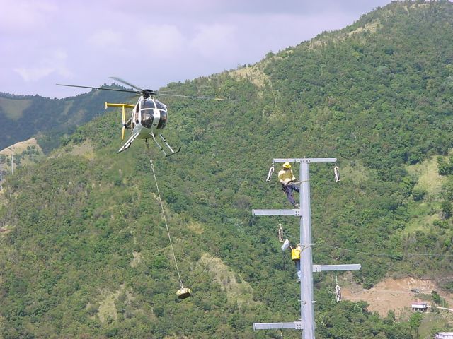 N5841Z — - MD530FF USED FOR EXTERNAL LOAD WIRE PULLING AND LINEMEN AIR TO STRUCTURE TRANSFER DURING POWER GRID CONSTRUCTION WORK ON A REMOTE SITE IN THE MOUNTAINS OF PUERTO RICO  EXTERNAL LOAD CAPACITY UP TO 700POUNDS  OPERATED BY PREPA CORPORATE AIR OPERATIONS DEPARTMENT UNDER TITLE 14, PART91, PART 133 AND AC00.1-1 PUBLIC AIRCRAFT  FOR MORE INFORMATION OR REQUESTING FOR CONTRACT OUR SERVICES CONTACT US AT:  TEL. 787.289.3484  TEL2. 787.289.3483  E-MAIL: R-CALDAS-DSAD@PREPA.COM    SINCE 1954 WITH AN UNBEATABLE 0 FATAL ACCIDENT RECORD; MEMBER OF HELICOPTER ASOCIATION INTERNATIONAL (HAI) AND HELICOPTER FOUNDATION INTERNATIONAL (HFI)    OPERATED BY: AUTORIDAD DE ENERGIA ELECTRICA DE PUERTO RICO/ PUERTO RICO ELECTRIC POWER AUTHORITY