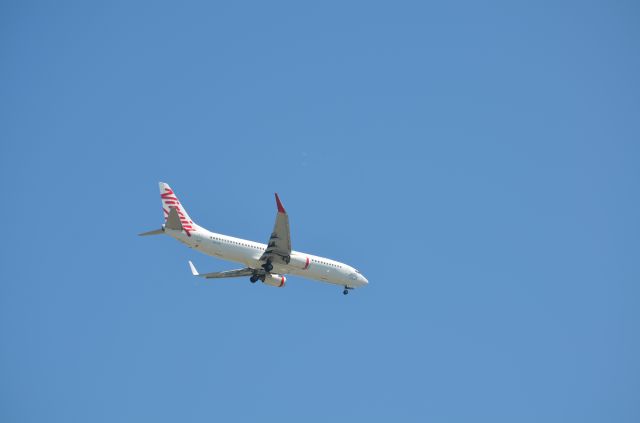 Boeing 737-800 (VH-VUC) - Taken from my patio on a beautiful Sunshine Coast day