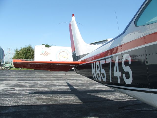 Cessna Skylane (N8574S) - Fueling on the tarmac at Dayton Wright Brothers