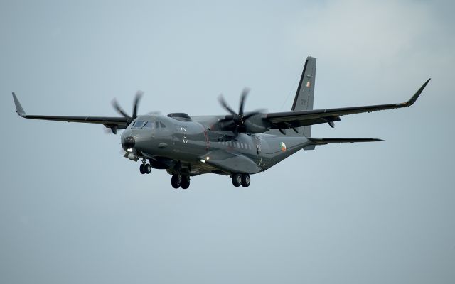 N285 — - Irish Air Corp training at Jersey Airport - EGJJ